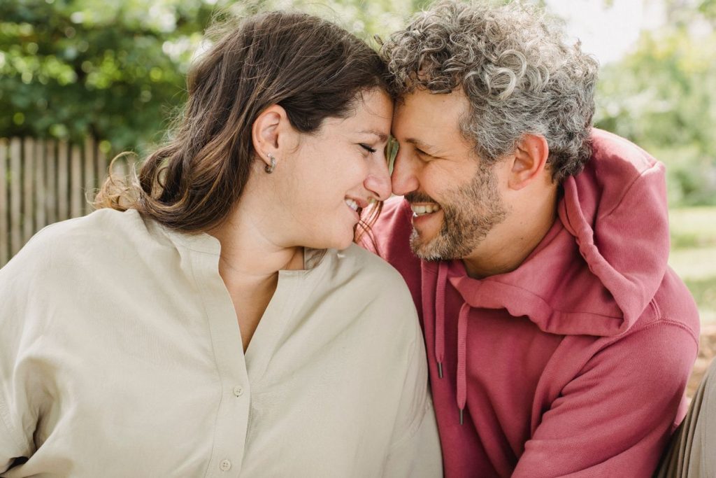 happy 40 couple